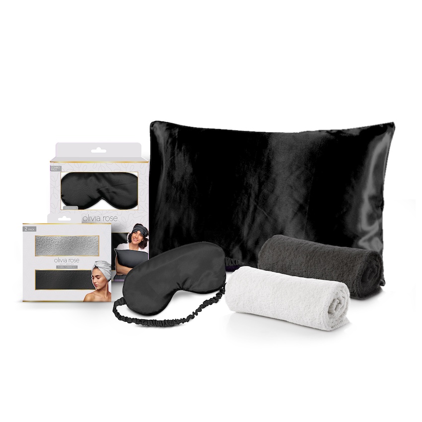 Satin Sleep Set & 2 Pack Towel Turban Header Image